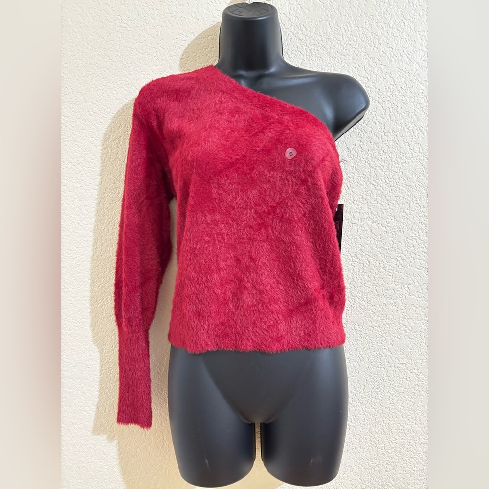 Worthington Womens Asymmetrical Neck Long Sleeve Pullover Sweater NWT